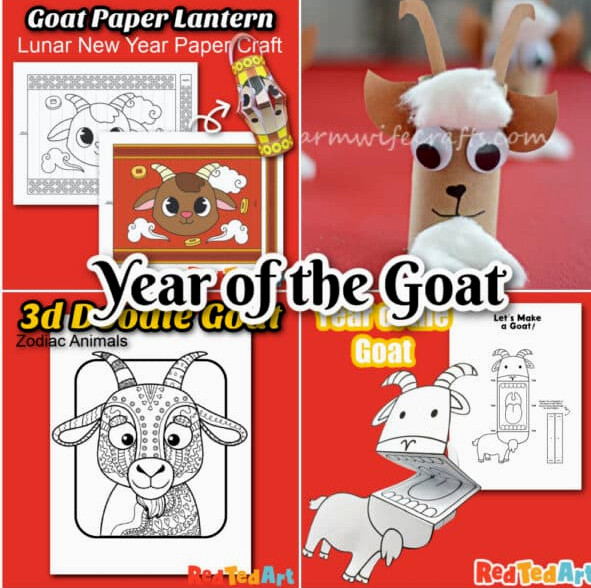 year of the goat crafts for chinese new year 2027