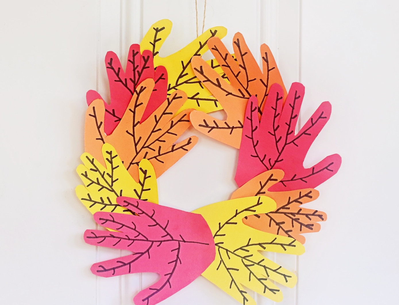handprint leaf craft