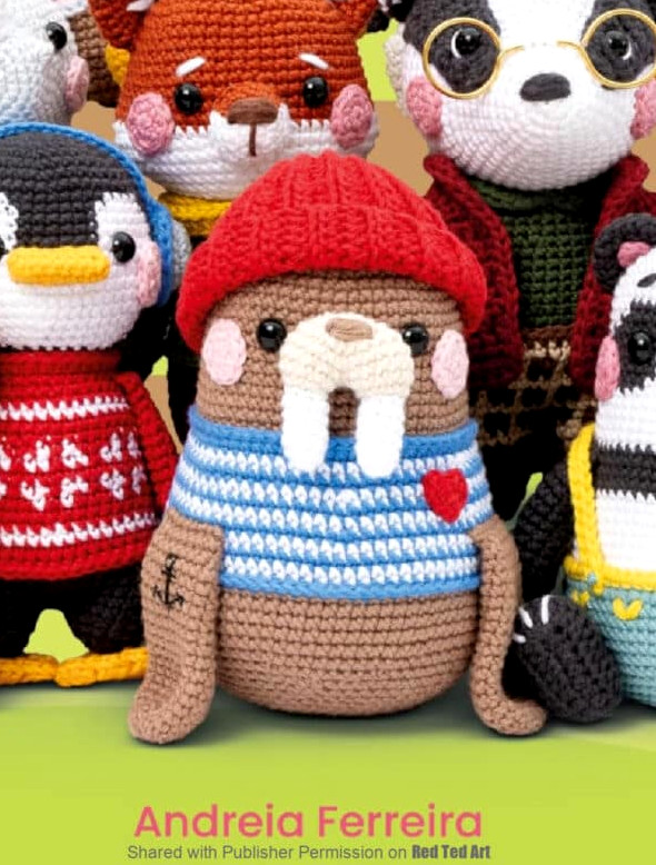 How to crochet a walrus - free crochet pattern