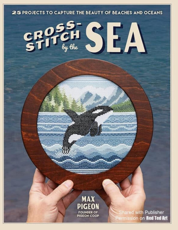cross stitch by the sea book