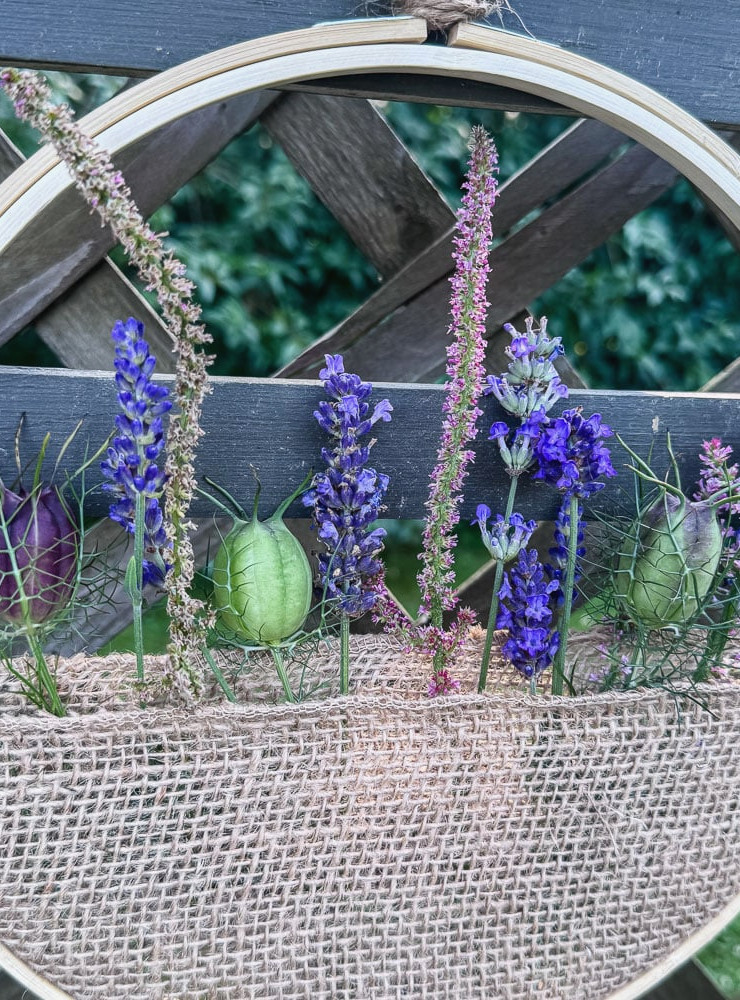 The $3 Embroidery Hoop Flower Pocket (So Easy!)