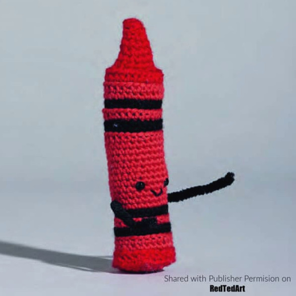 how to crochet a crayon