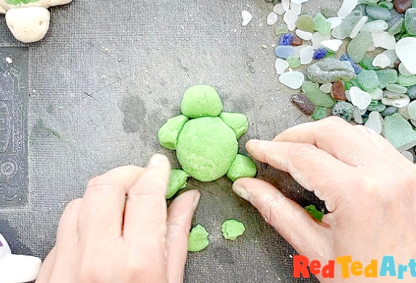 salt dough turtle